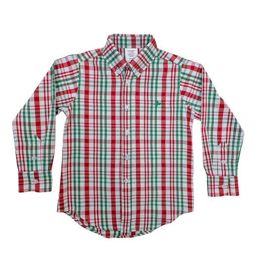 Saltwater Boys Company - Carter Oxford Shirt Sleigh Plaid