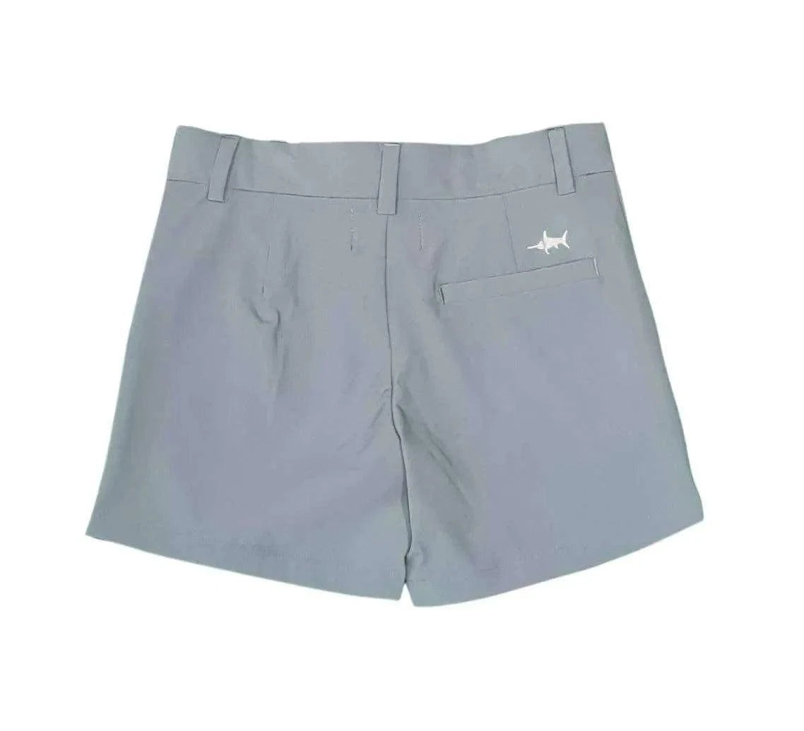 Saltwater Boys Palmer Performance Shorts Steel Blue detail view