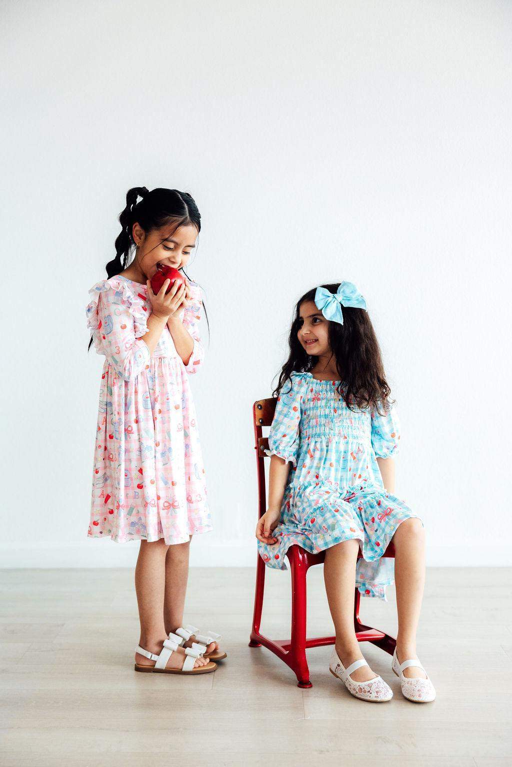 School Days 3/4 Ruffle Twirl Dress