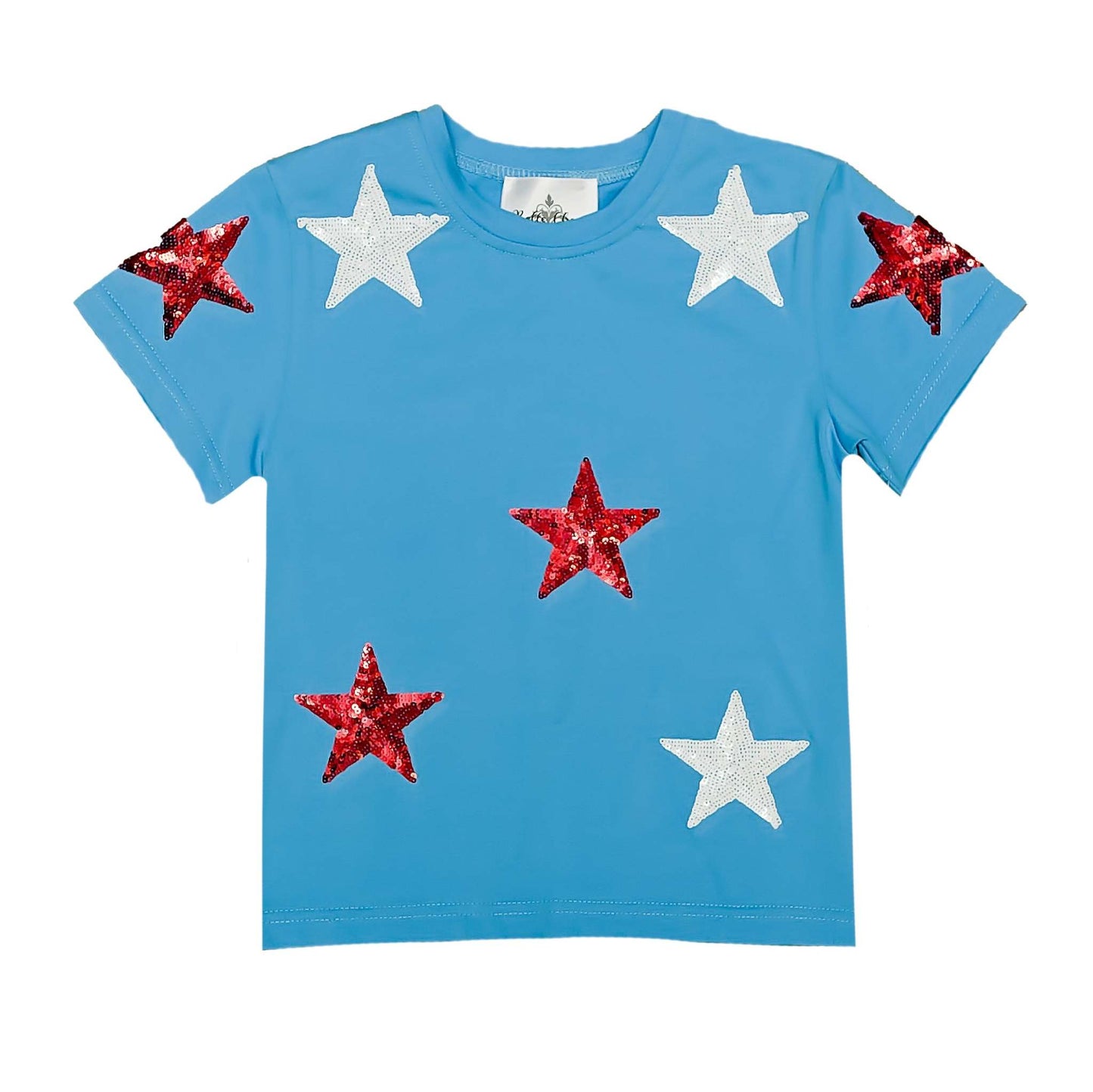 Sequin Stars Kid Tee