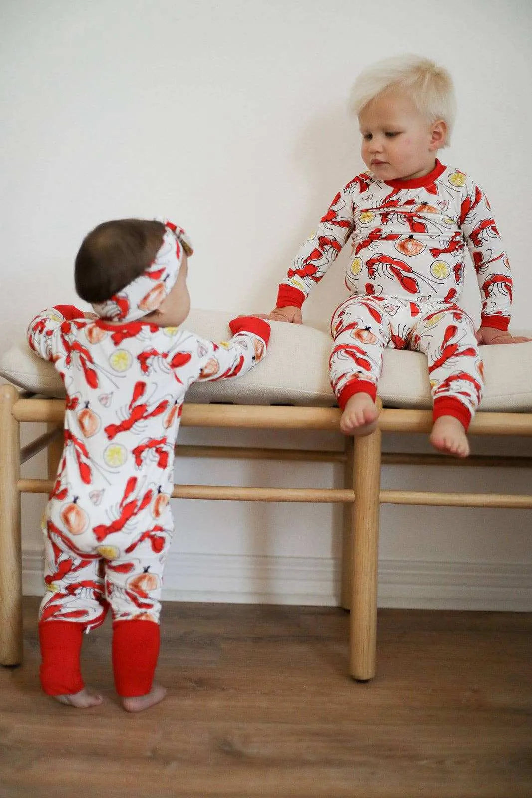 Southern Slumber - Crawfish 2 Piece Bamboo Pajama Set