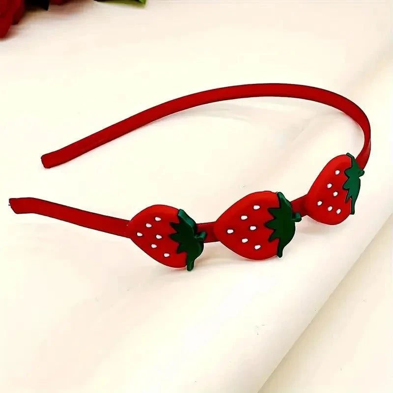 Strawberry Headband back view