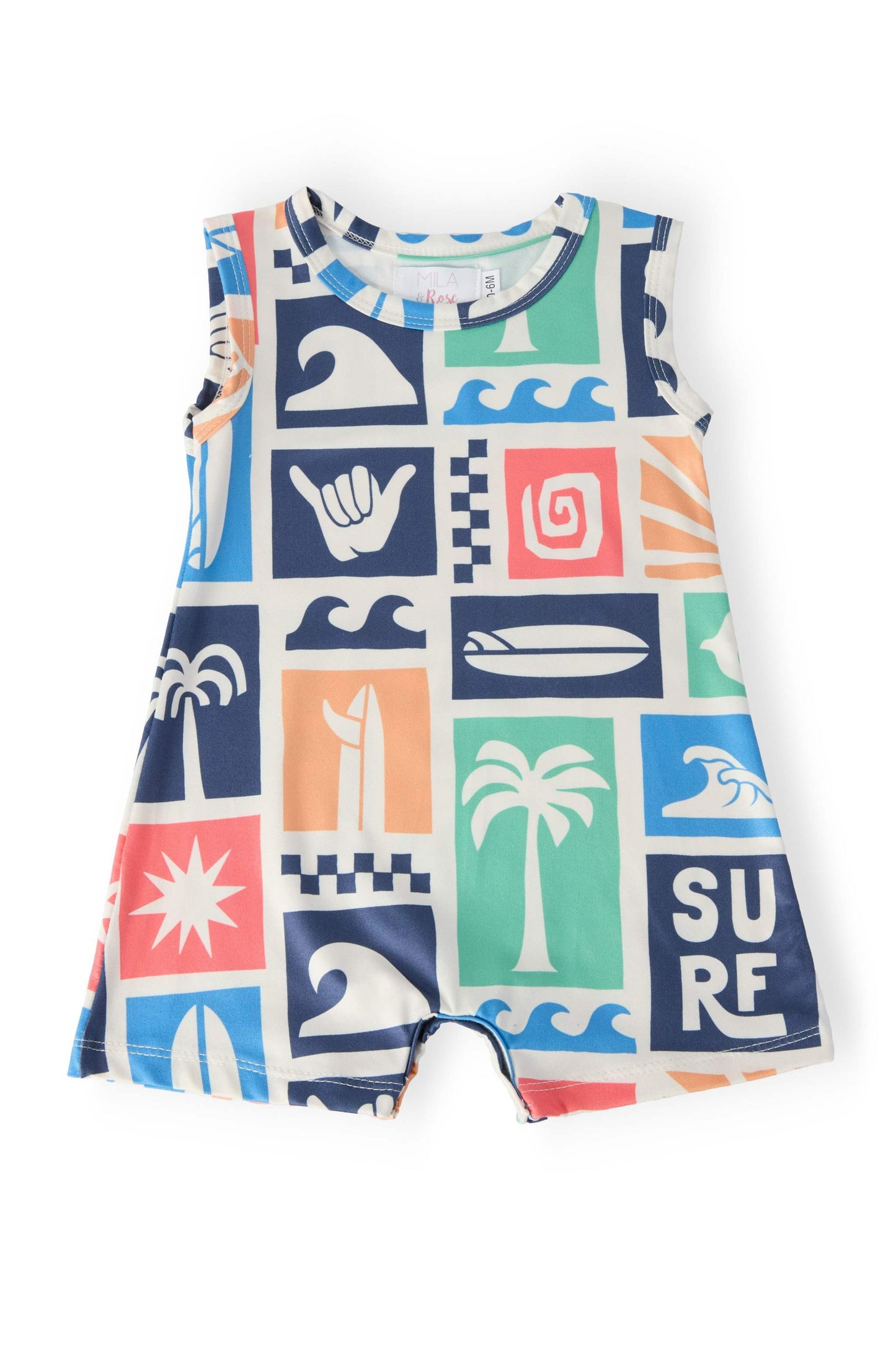 Summer Surfer Shorty One-Piece front view