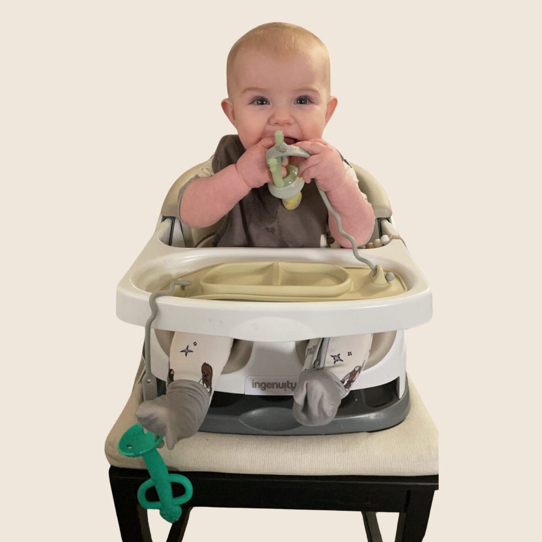 Busy Baby Mini Mat with Toy Straps TAN
