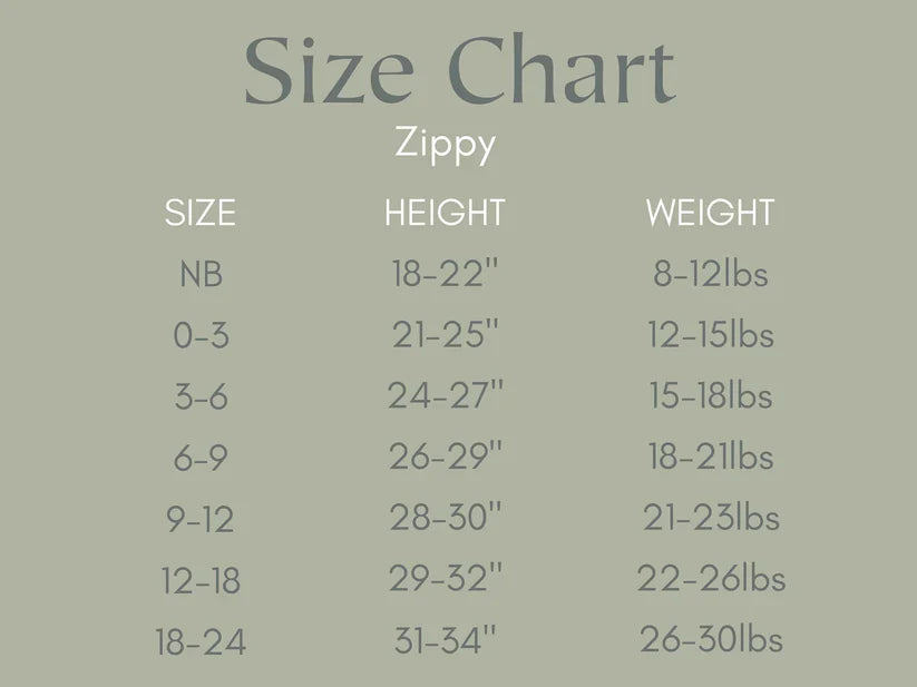 M is for Monsters Bamboo Zippy Pajamas