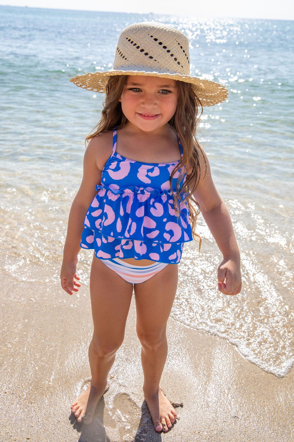 Crowne Caribbean Two Piece Swimsuit full length view