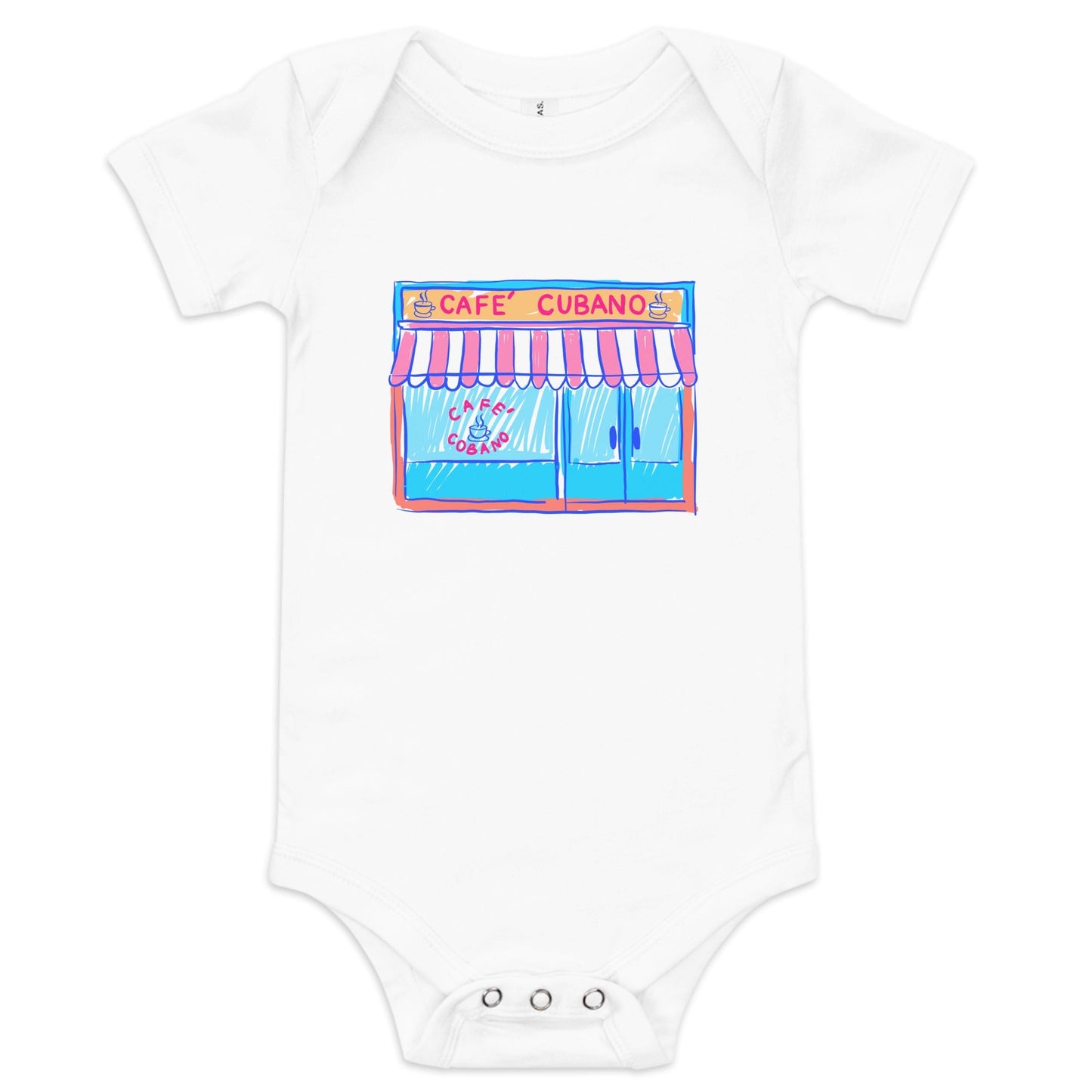 Florida Café Cubano Baby short sleeve one piece
