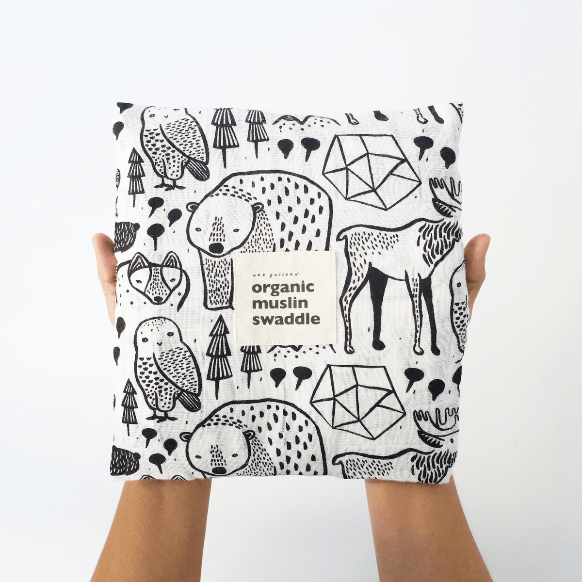 Organic Muslin Swaddle - Nordic