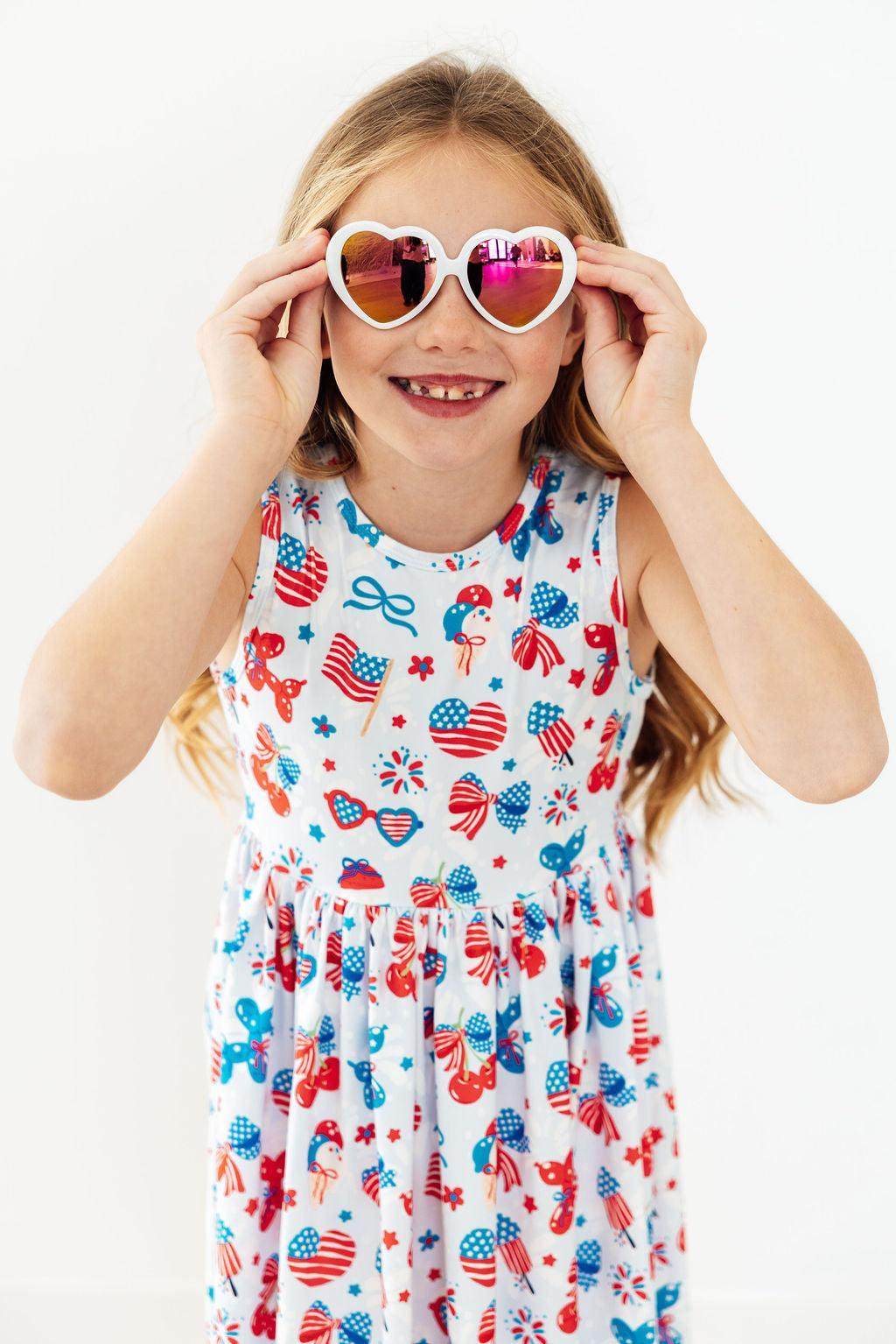 Little Miss Liberty Tank Twirl Dress