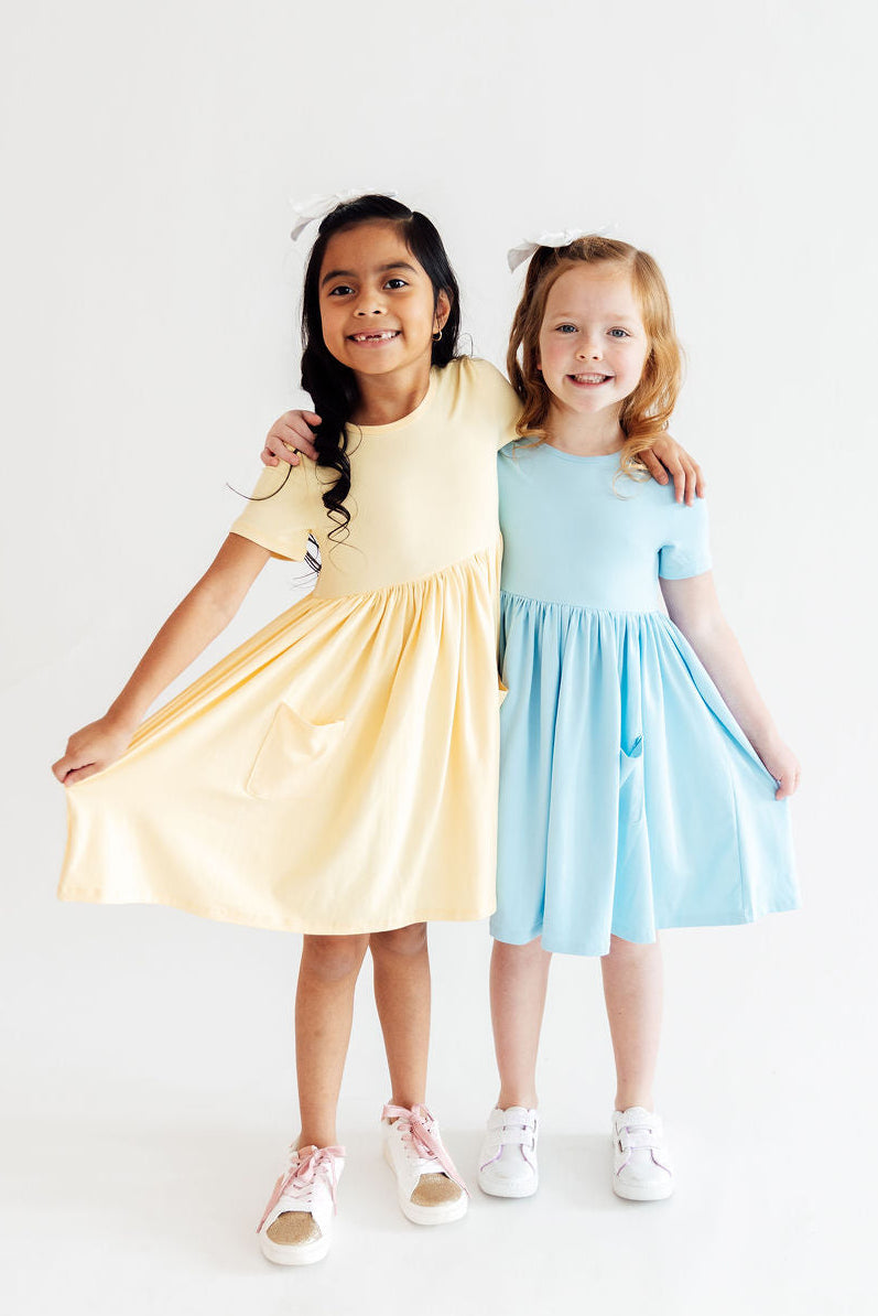 SALE Bluebird 3/4 Sleeve Ruffle Twirl Dress