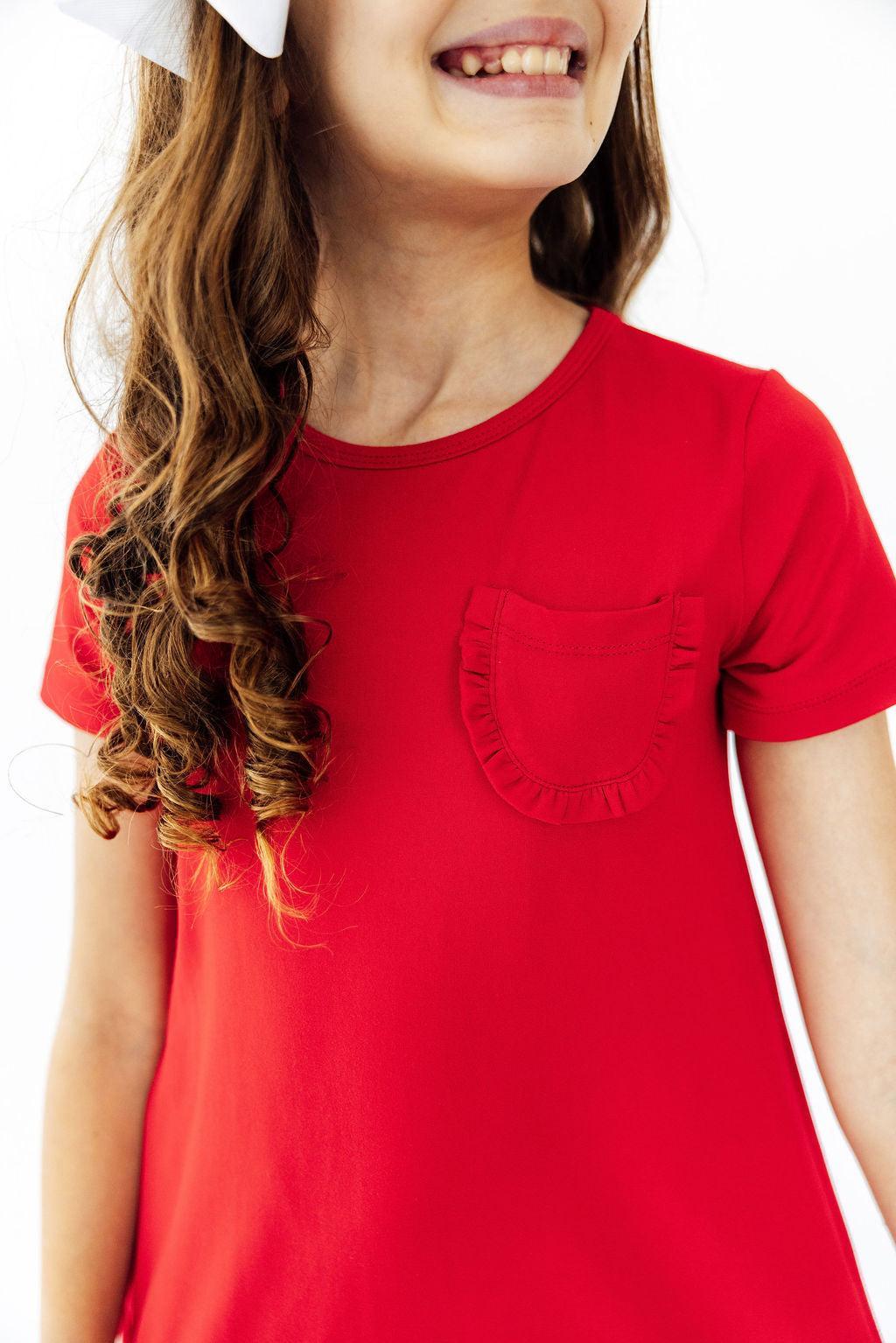 Red T-Shirt Dress