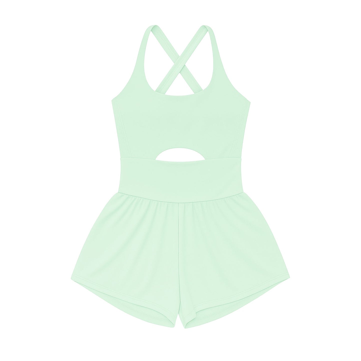 Haddie Romper - Mint Green
