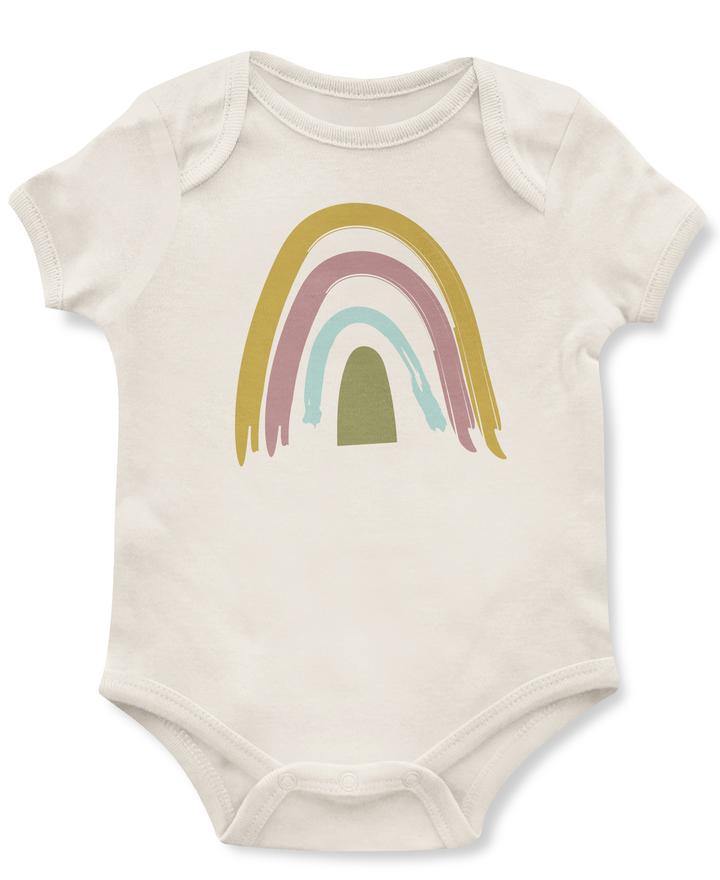 Earthtone Rainbow Baby Onesie
