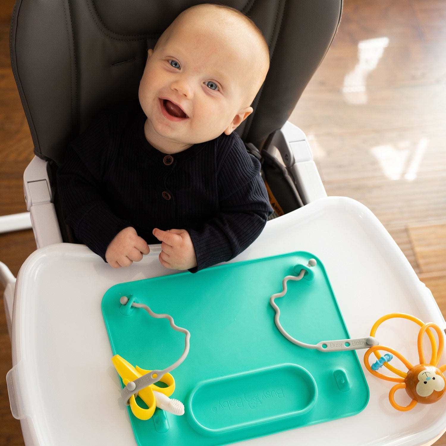 Busy Baby Silicone Placemat - Spearmint