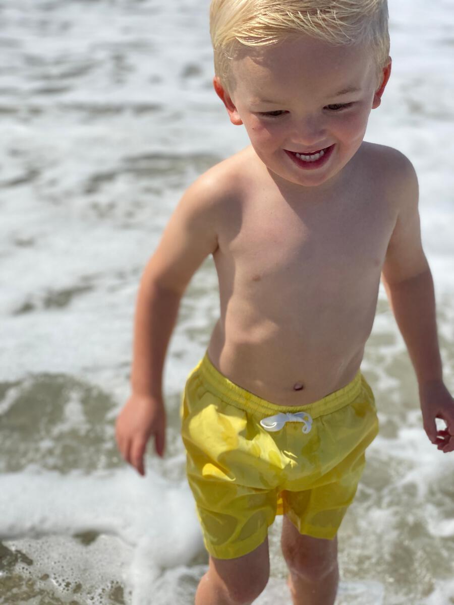 Yellow Swim Shorts