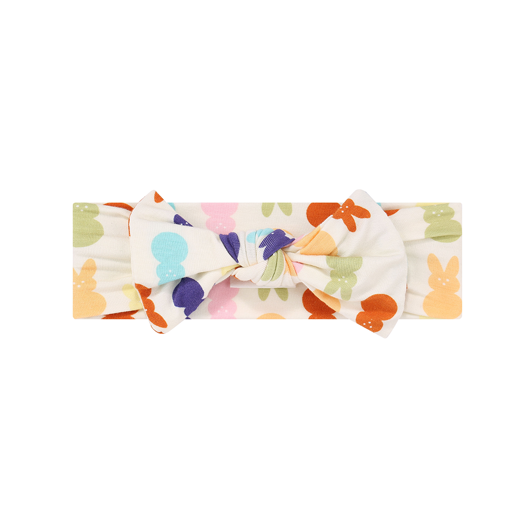 Peeps Easter Bamboo Baby Headband Bow