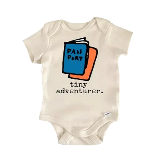 Passport Travel Luggage Newborn Baby Onesie® Onesie®