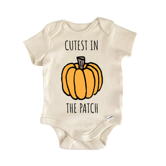 Cutest In The Patch Pumpkin Fall Infant Gift Baby Bodysuit