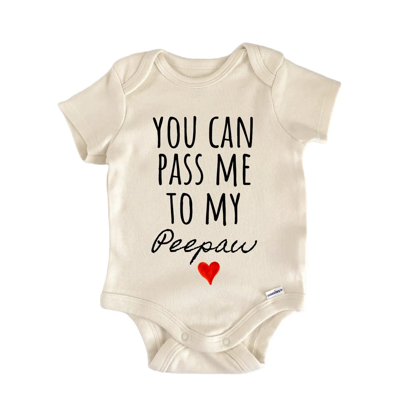 Peepaw Announcement Baby Gift Baby Bodysuit