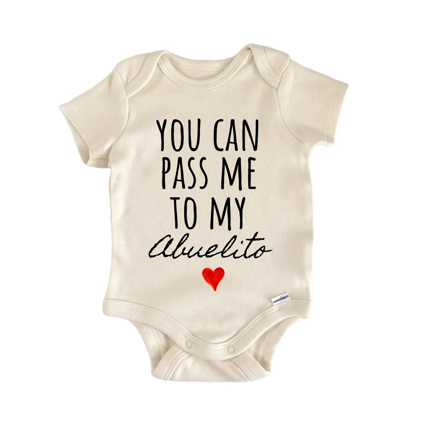 Abuelito Announcement Baby Gift Baby Bodysuit