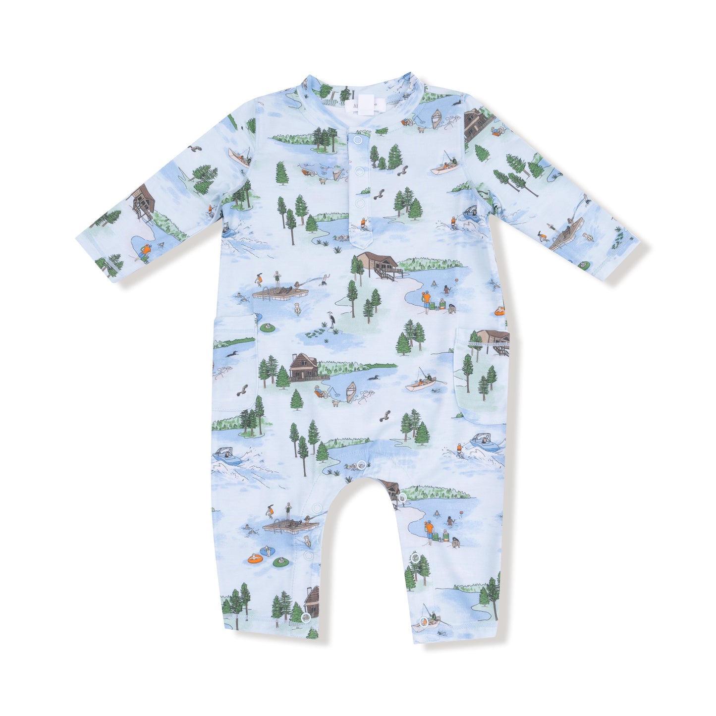 Lake Life uni romper front view