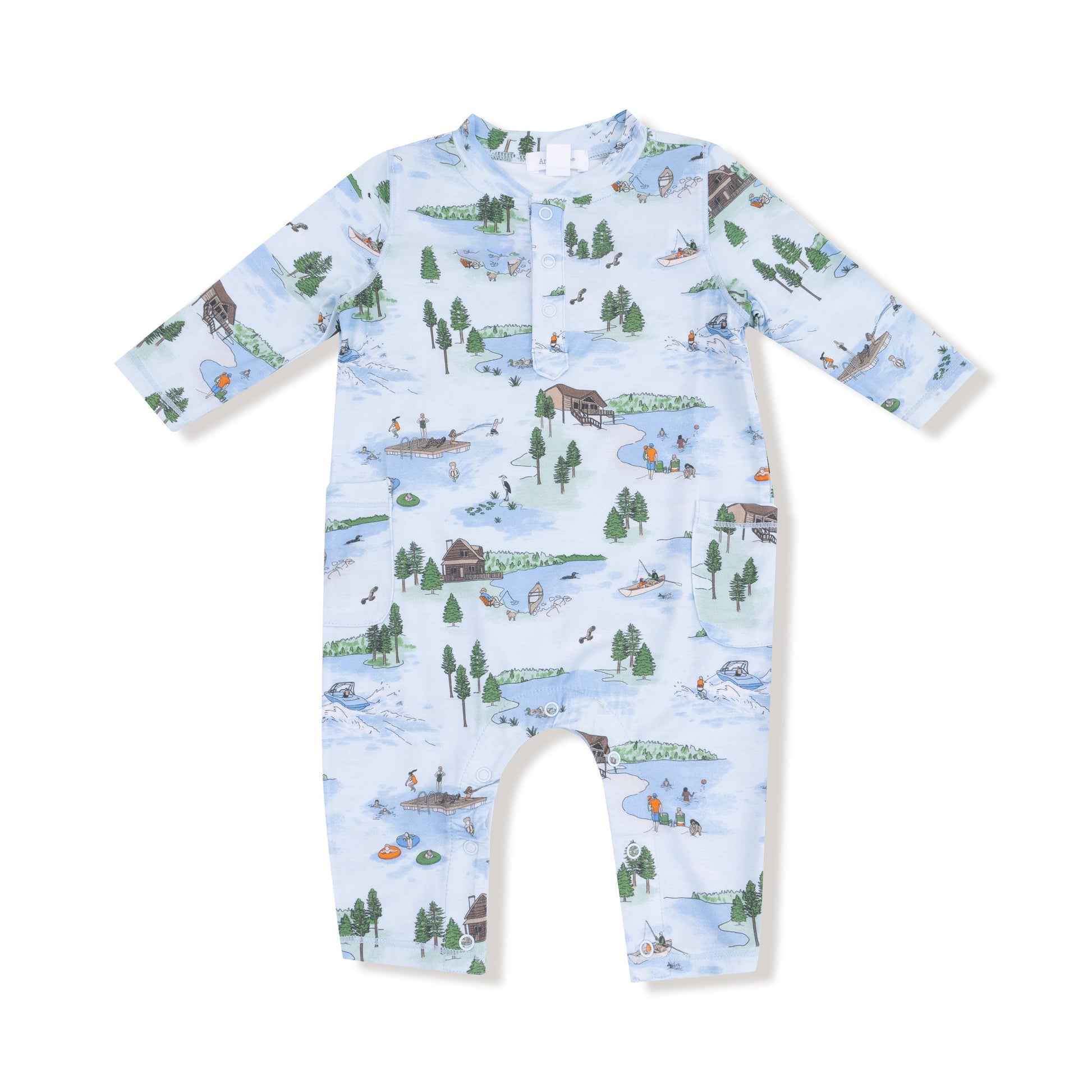 Lake Life uni romper front view