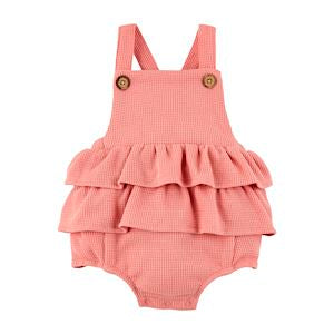 Pink Ruffle Bubble Romper