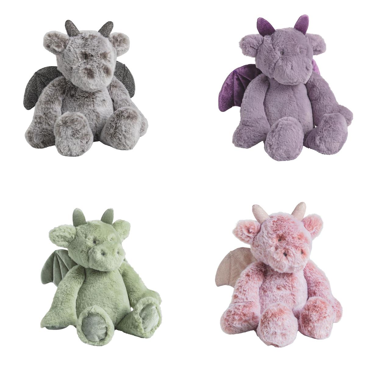 Seated dragon plushie styling detail