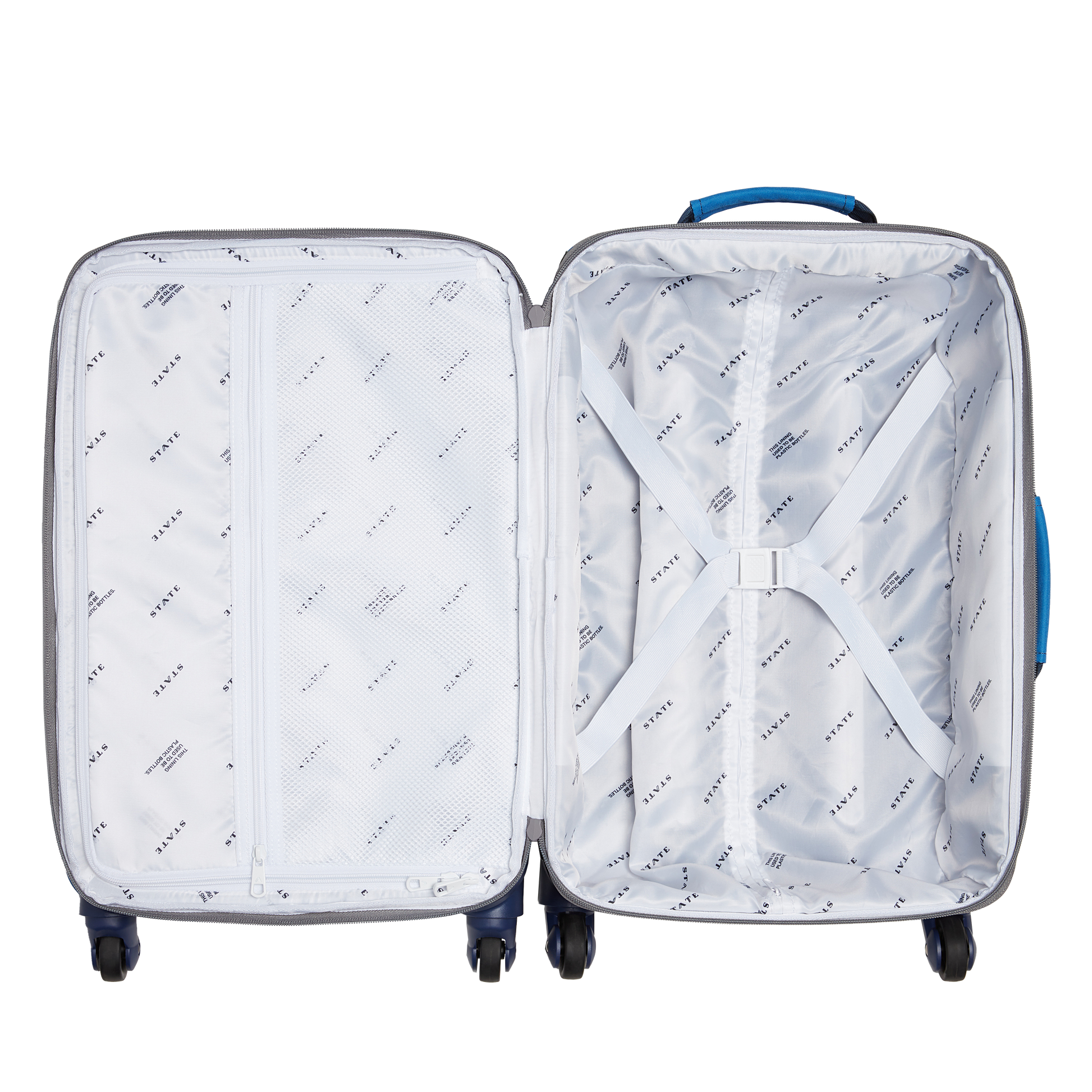 Logan Carry-On Suitcase in Camo, back view