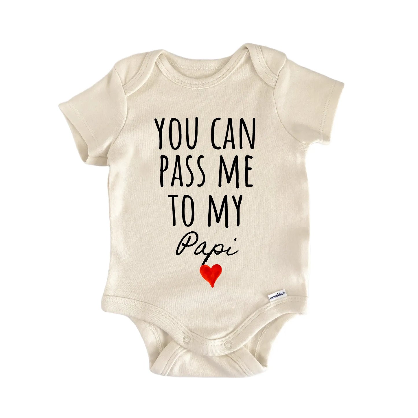 Papi Announcement Baby Gift Baby Bodysuit