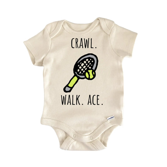 Tennis Player Ace Sports Baby Gift Baby Bodysuit
