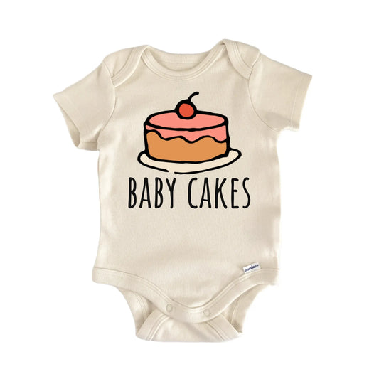 Baby Cakes Bakery Baker Cake Baby Gift Baby Bodysuit