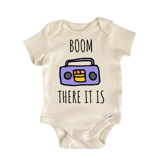 Boom Box Music 90's Retro Infant Gift Baby Bodysuit