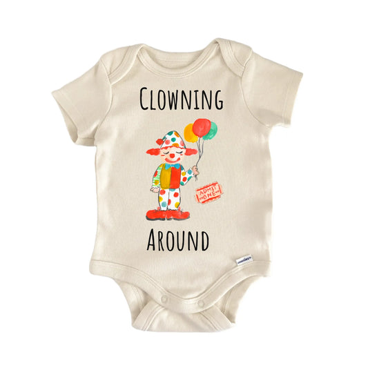 Clowning Around Clown Circus Baby Gift Baby Bodysuit