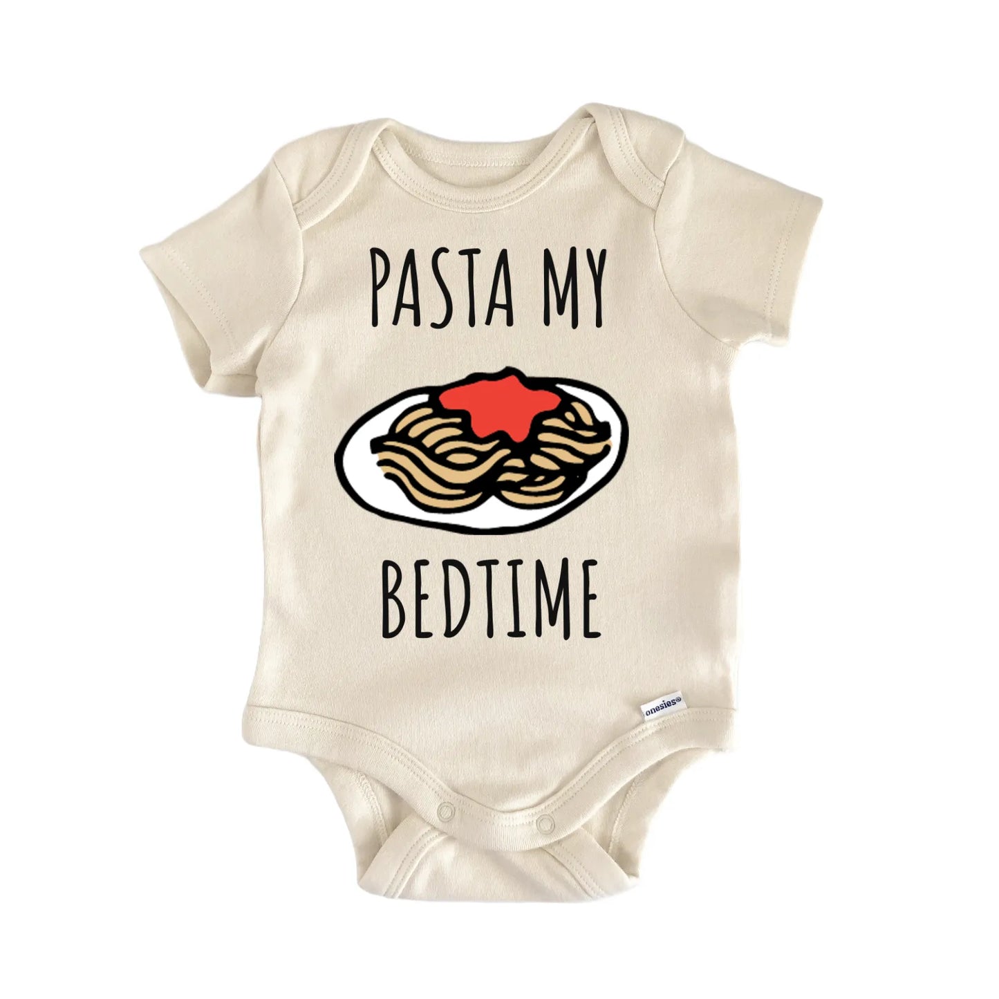 Italian Pasta Bedtime Infant Gift Baby Bodysuit