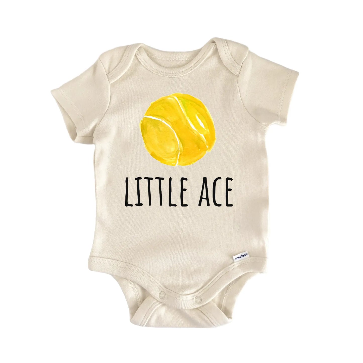 Little Ace Tennis Player Sports Baby Gift Baby Bodysuit