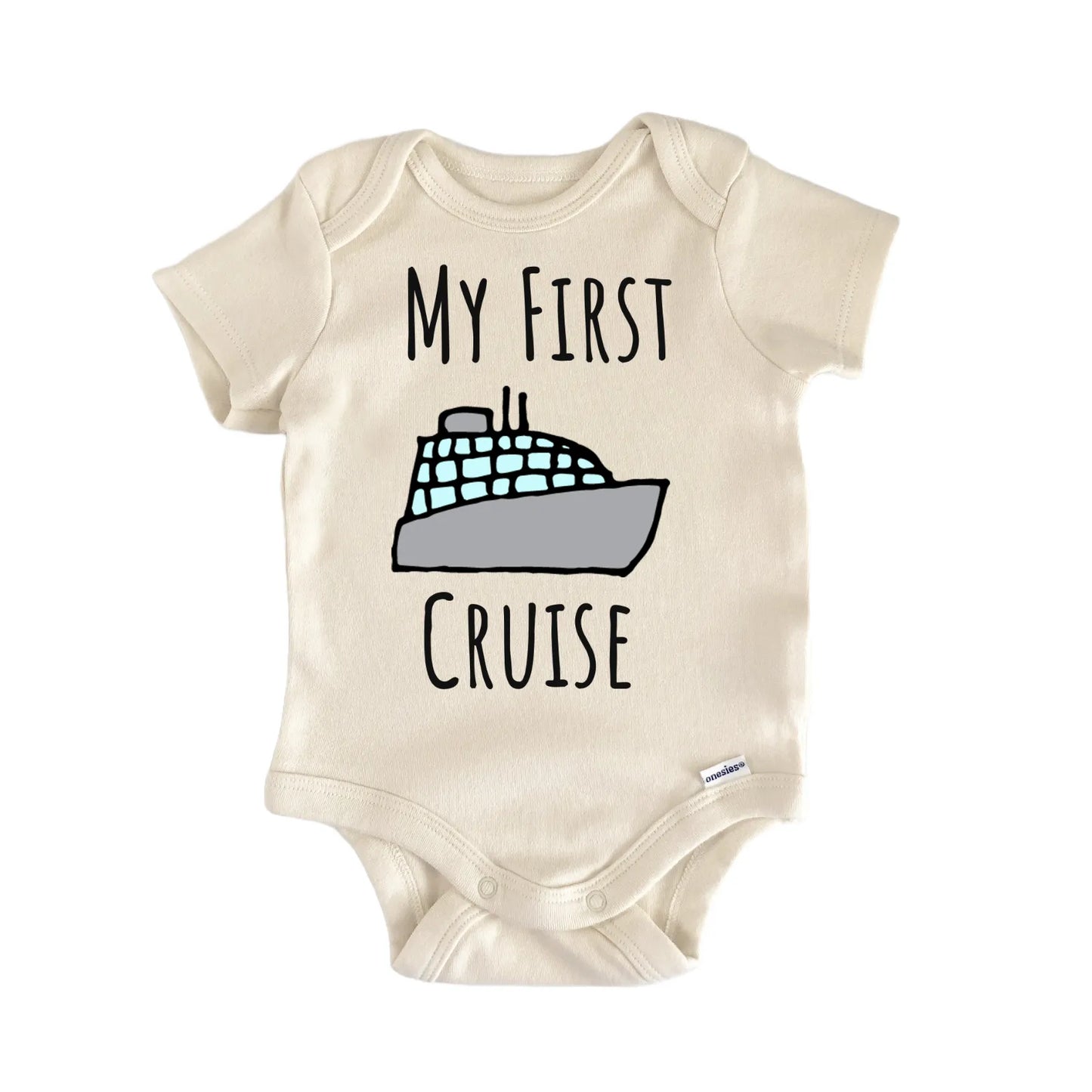 My First Cruise Ship Boat Infant Gift Baby Bodysuit