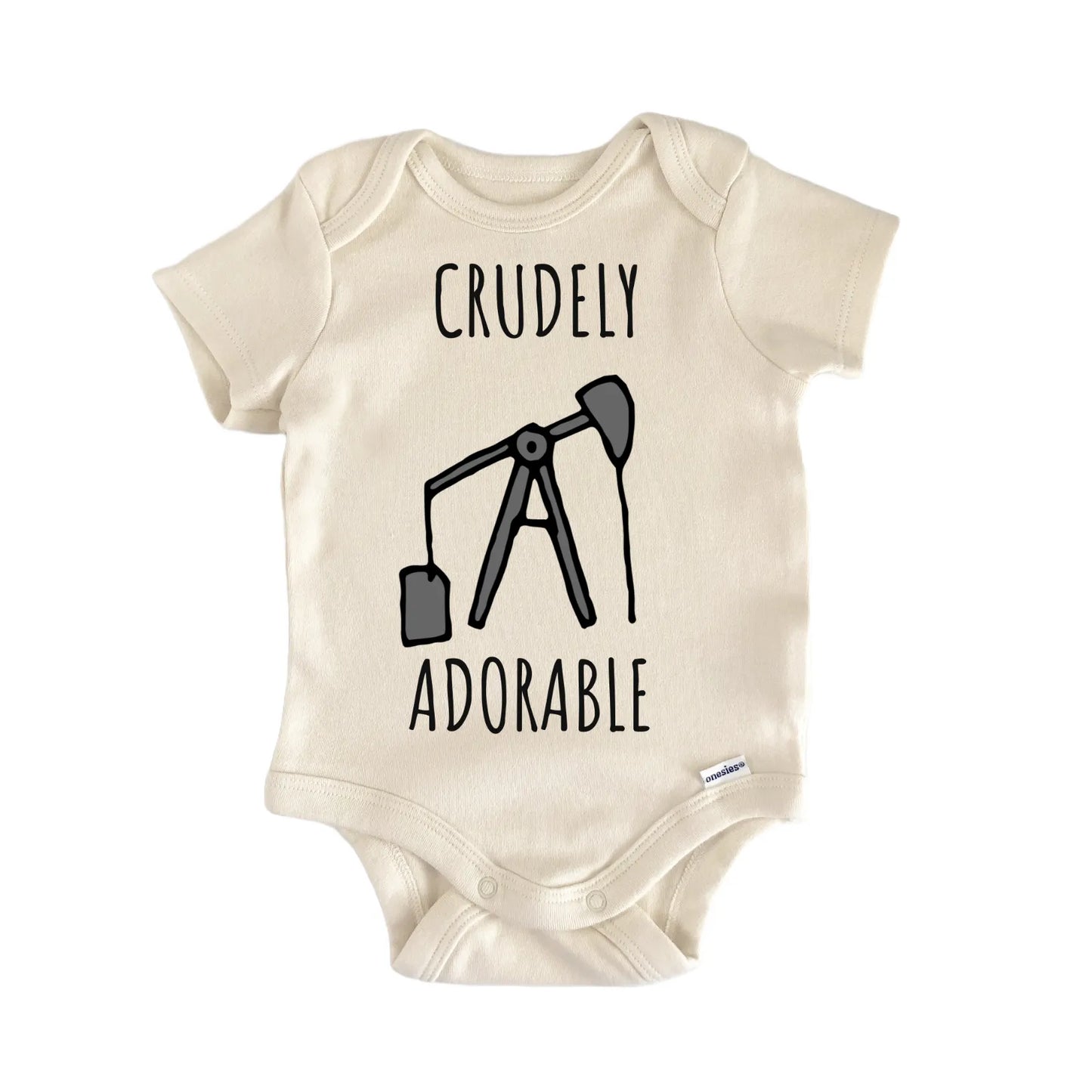 Oil Rig Worker Crude Baby Gift Baby Bodysuit