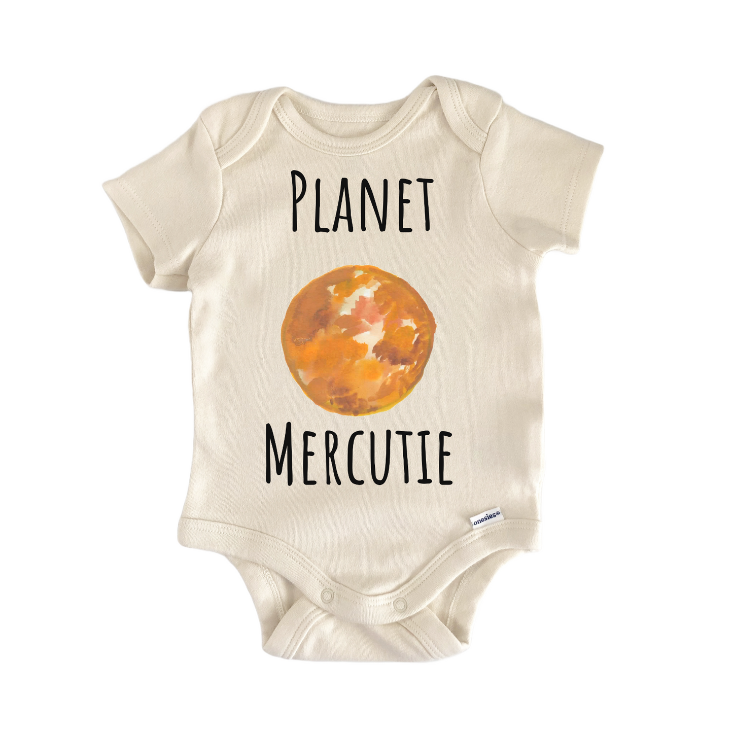 Planet Mercury Space Astronomer Infant Gift Baby Bodysuit