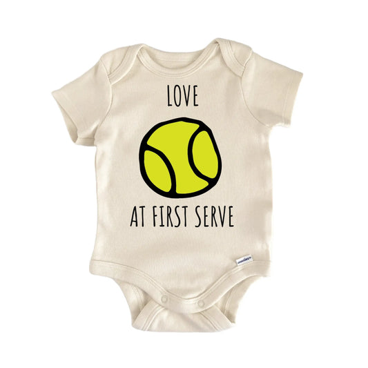 Tennis Ball Serve Love Infant Gift Baby Bodysuit