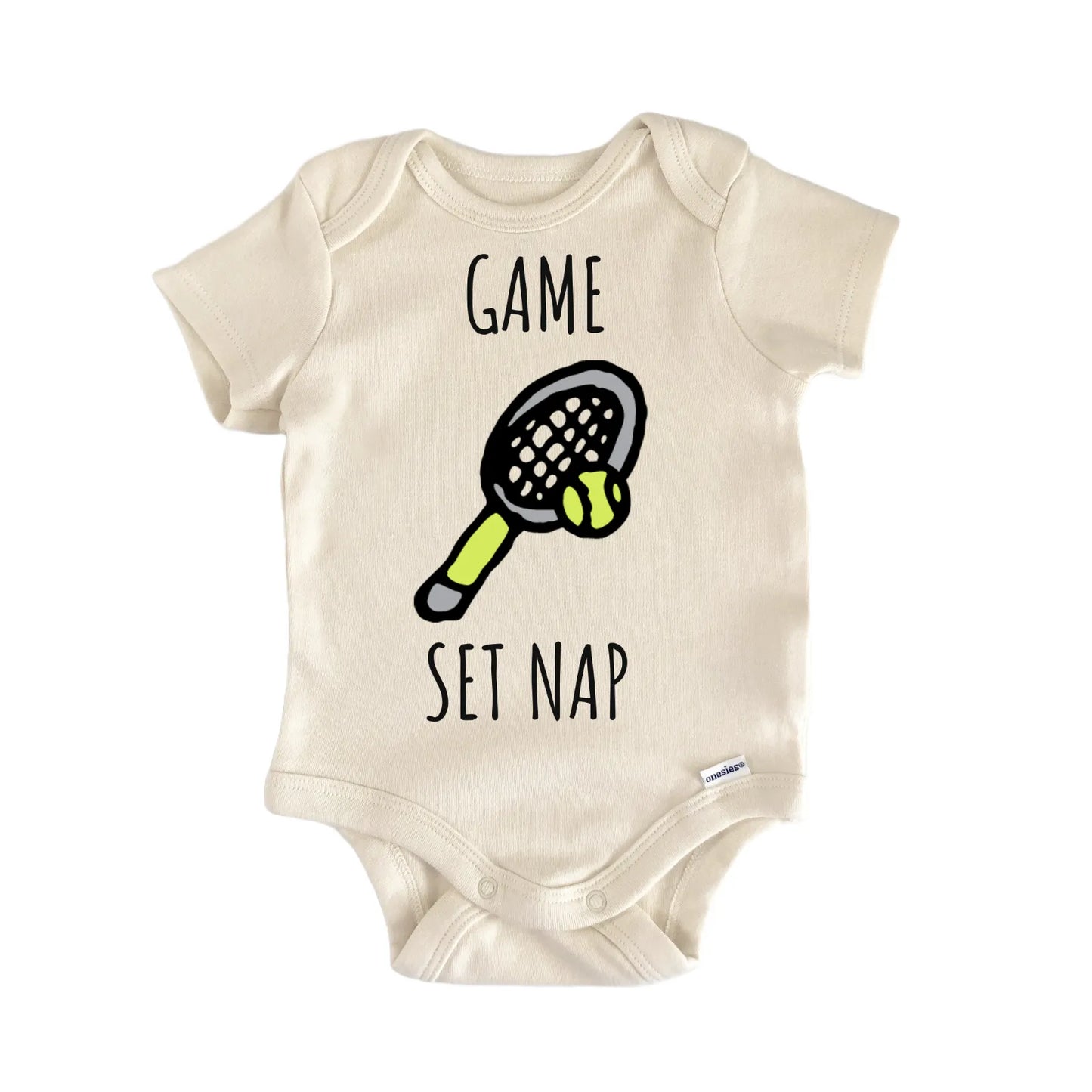 Tennis Ball Sports Player Infant Gift Baby Bodysuit