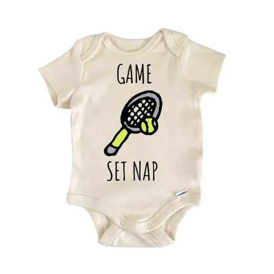 Tennis Ball Sports Player Infant Gift Baby Bodysuit