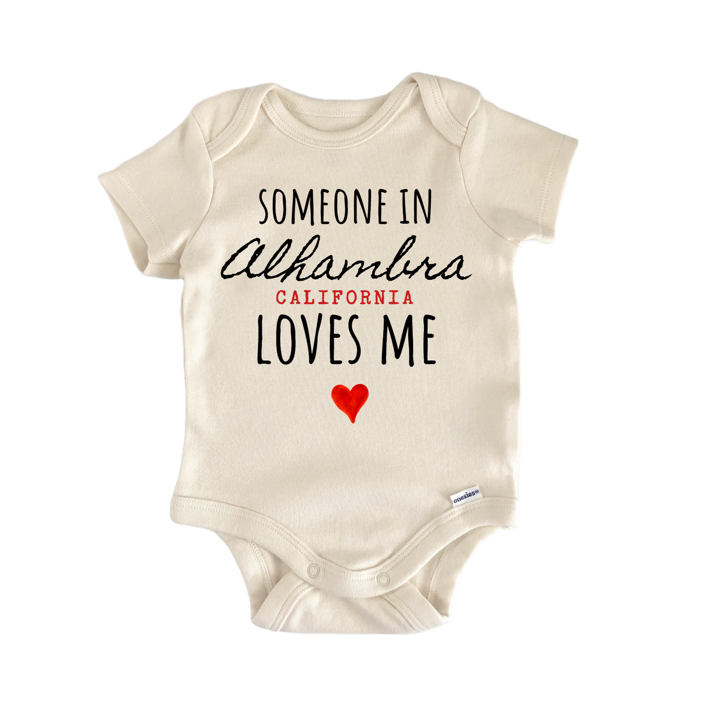 Alhambra California Baby Gift Baby Bodysuit