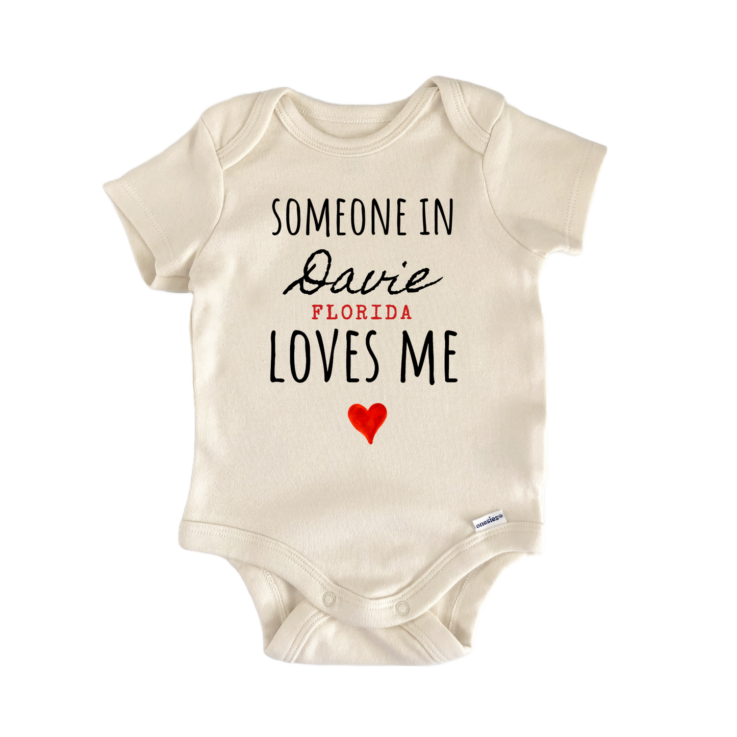 Davie Florida Baby Gift Baby Bodysuit