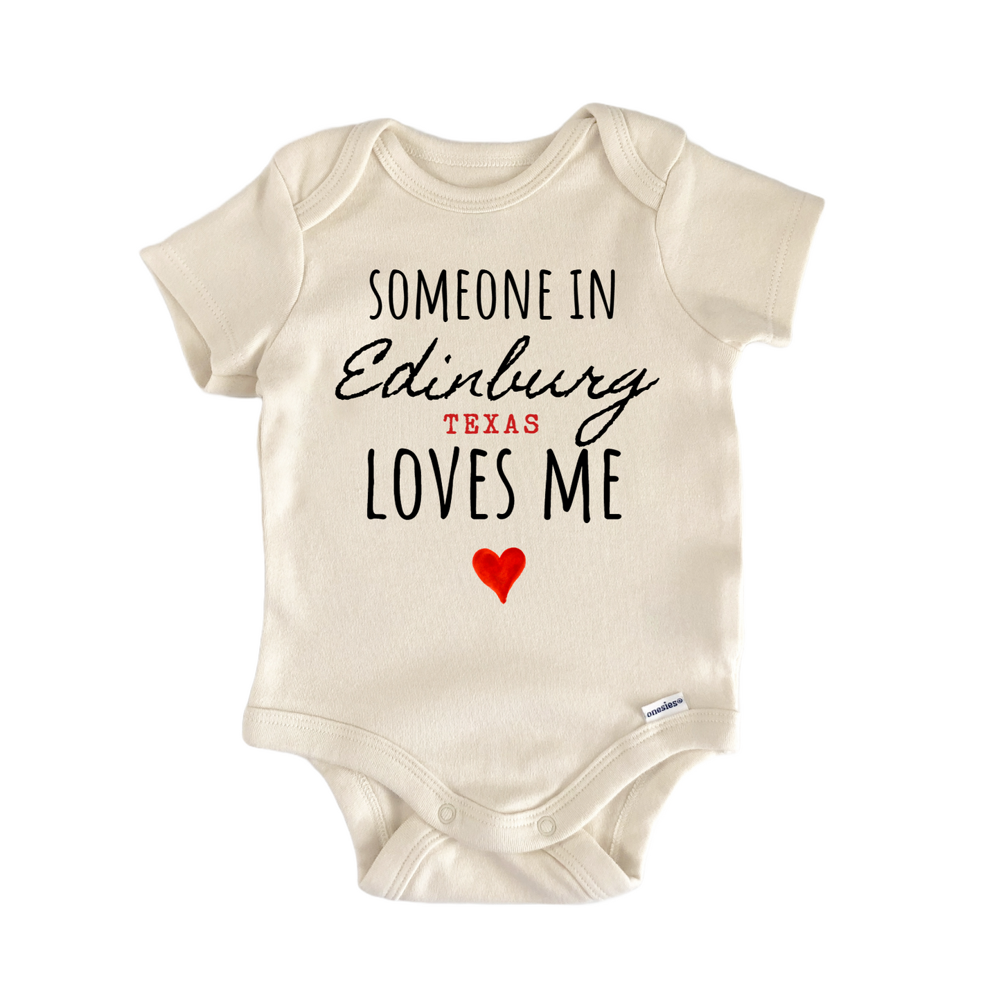 Edinburg Texas Baby Gift Baby Bodysuit