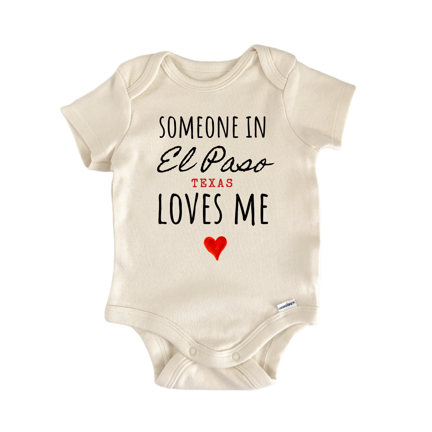 El Paso Texas Baby Gift Baby Bodysuit