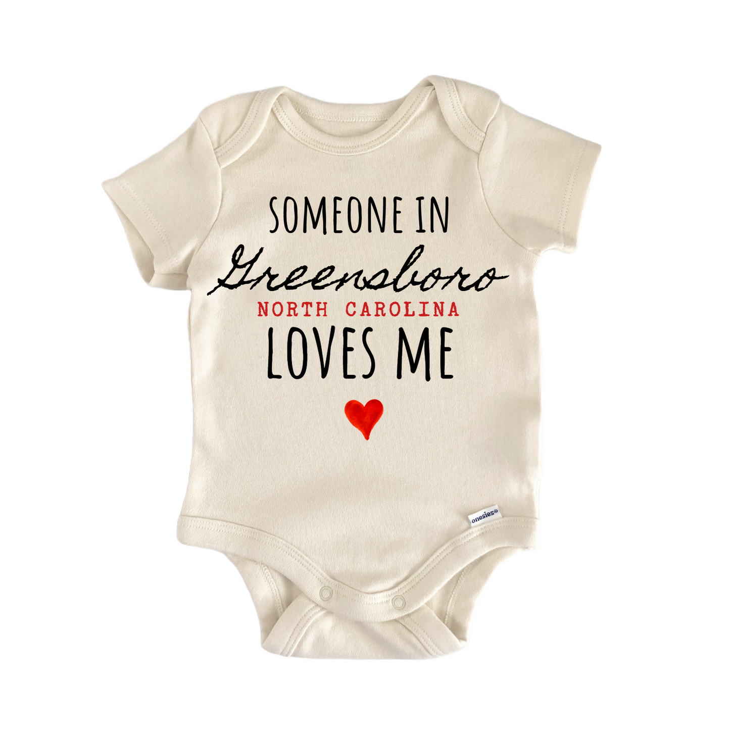 Greensboro North Carolina Baby Gift Baby Bodysuit