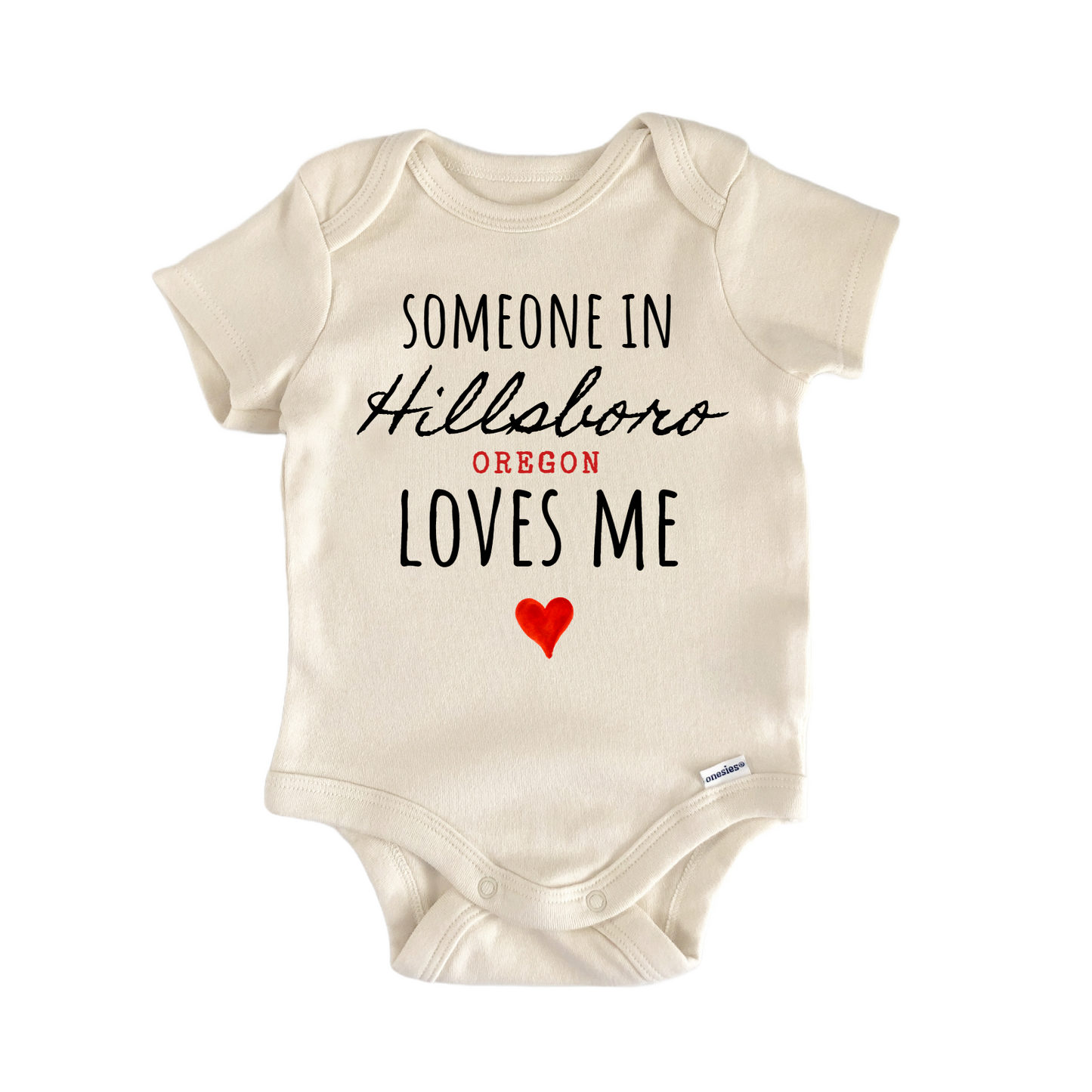 Hillsboro Oregon Baby Gift Baby Bodysuit