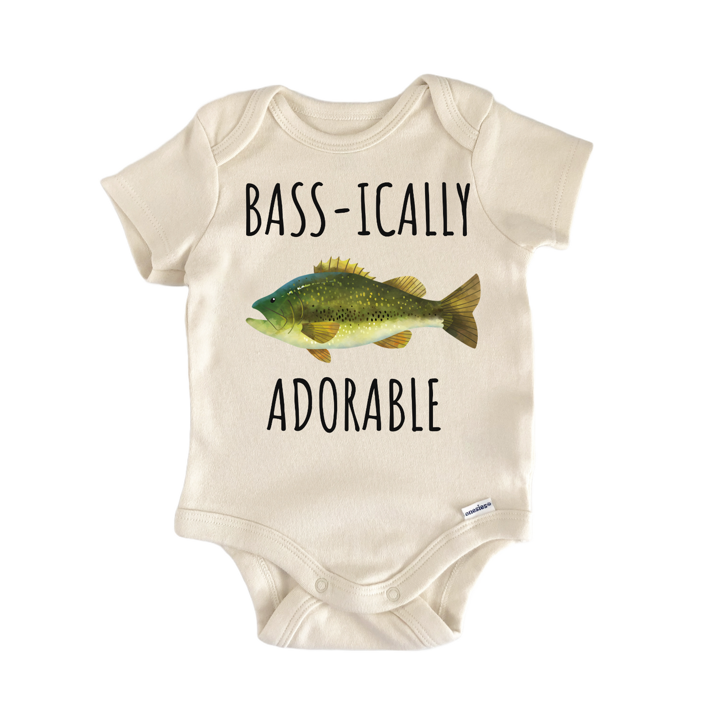 Largemouth Bass Fish Freshwater Fishing Baby Gift Baby Bodysuit