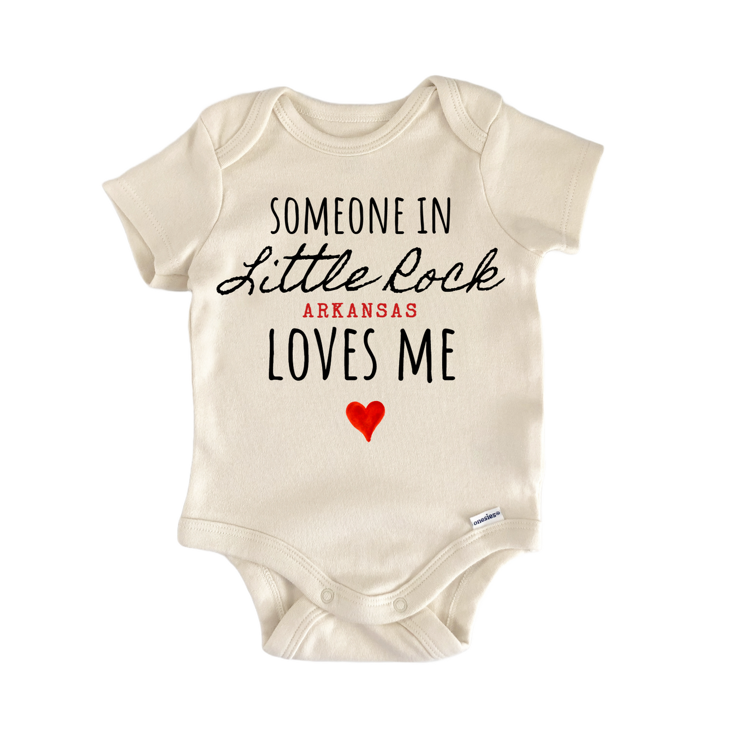 Little Rock Arkansas Baby Gift Baby Bodysuit